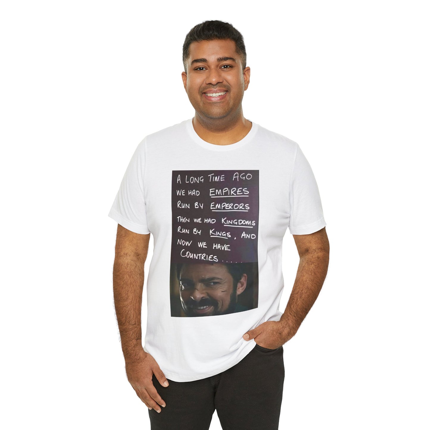 Empires and Kings Unisex Short Sleeve Tee - Thought-Provoking Graphic T-Shirt